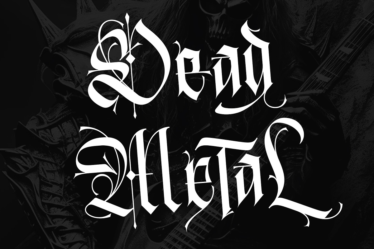 Blacker Spirit, a Blackletter Font by Letterara (Photo 2 of 15)