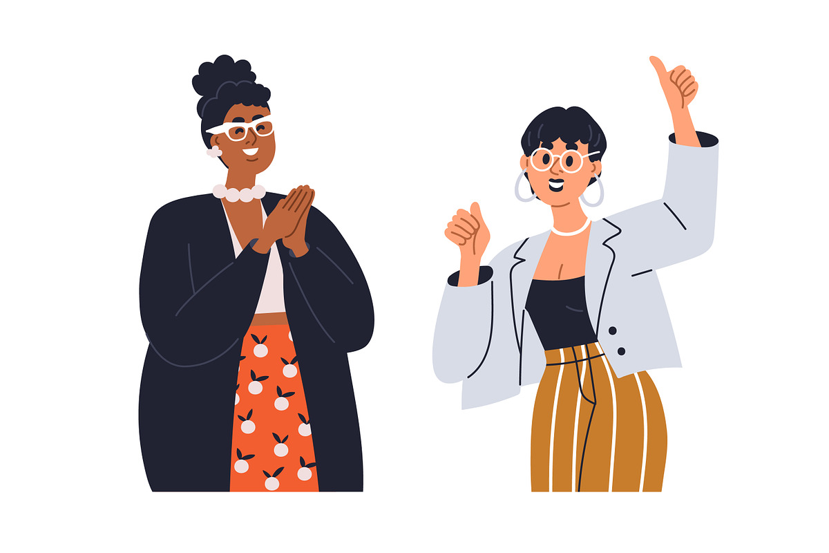 Modern happy people set, a Person Illustration by Good Studio (Photo 3 of 8)