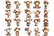 Circus Kids and Animals Clipart, a Person Illustration by Nicolle's Colorful Art (Thumbnail 10 of 12)