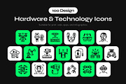 Hardware and Technology Icon, a Solid Icon by Vectors Market (Thumbnail 1 of 7)