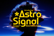 Astro Signal - Geometrical Sans, a Sans Serif Font by HipFonts (Thumbnail 1 of 10)