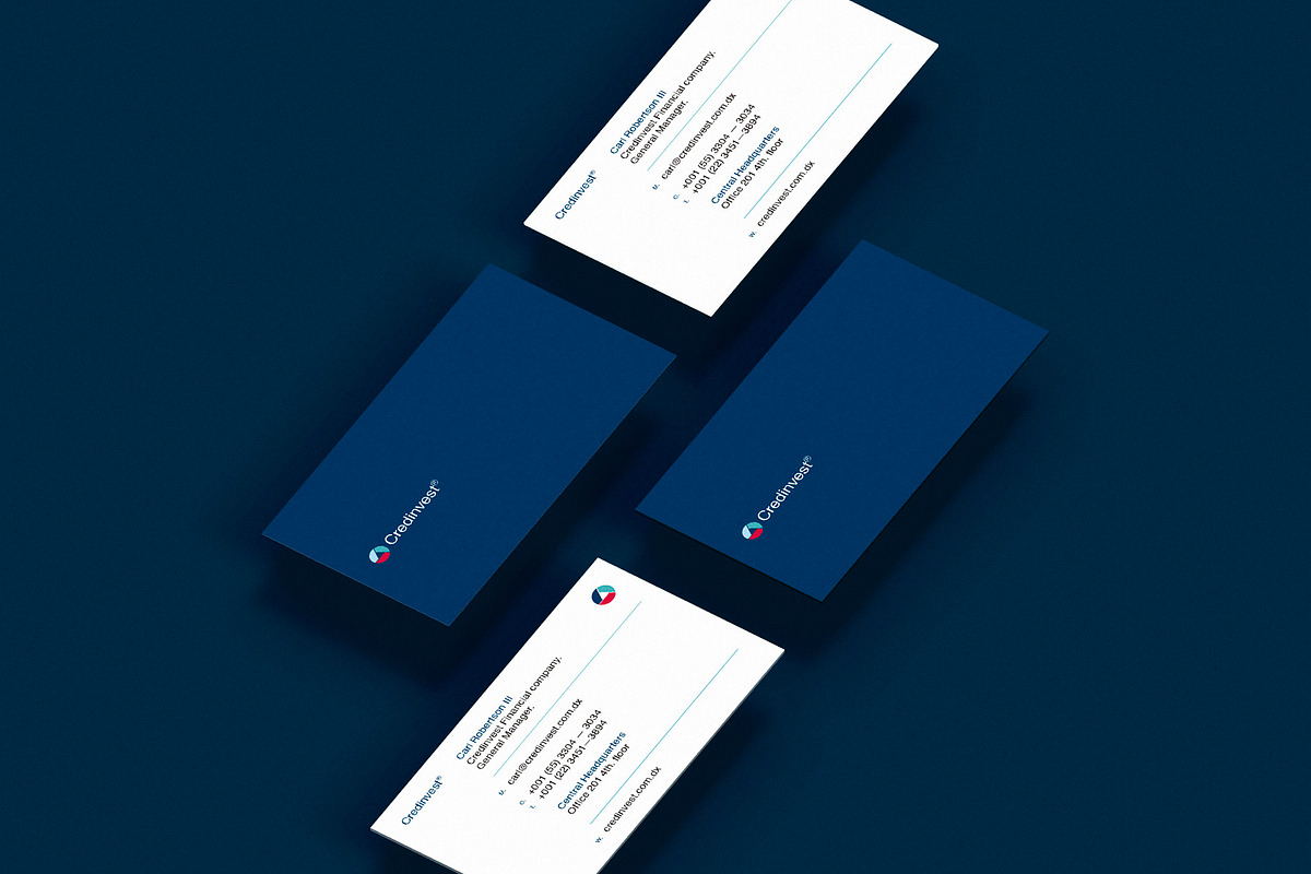 Business cards template: Credinvest, a Business Card Template by Srg® (Photo 3 of 4)