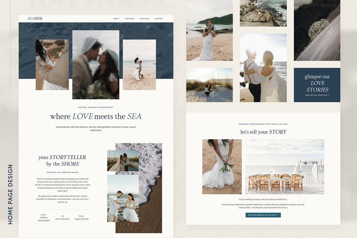 Seaside Framer Template, a Websites & App Template by Jasmine Creative Co (Photo 3 of 8)