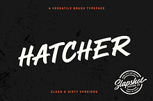 Hatcher - A Versatile Brush Font