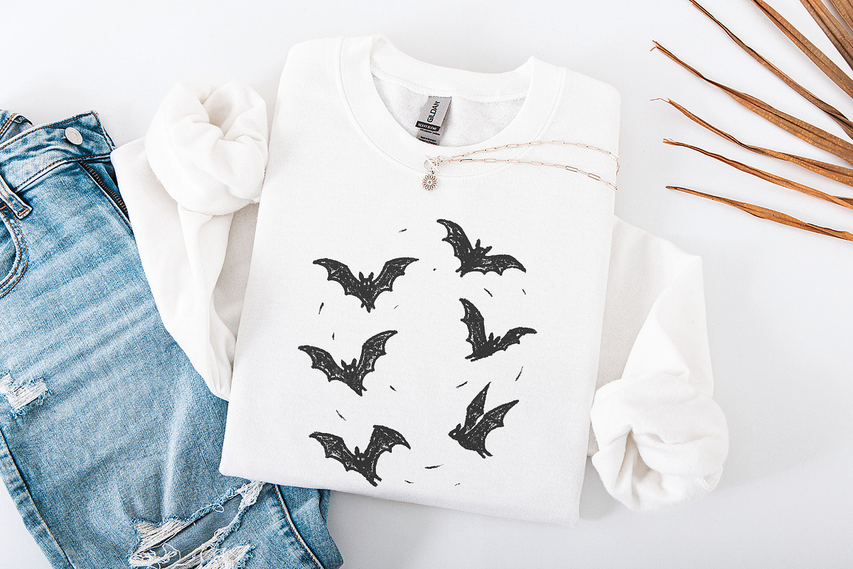 Minimal Flying Bats PNG, Spooky, an Illustration by SharpMarketplace (Photo 4 of 9)