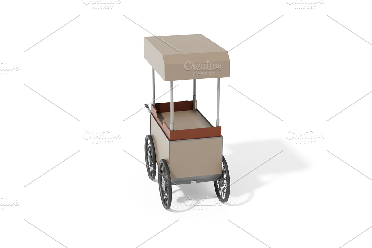 Coffee Cart 3D Model, an Object 3D Model by mrfauzi (Photo 6 of 8)