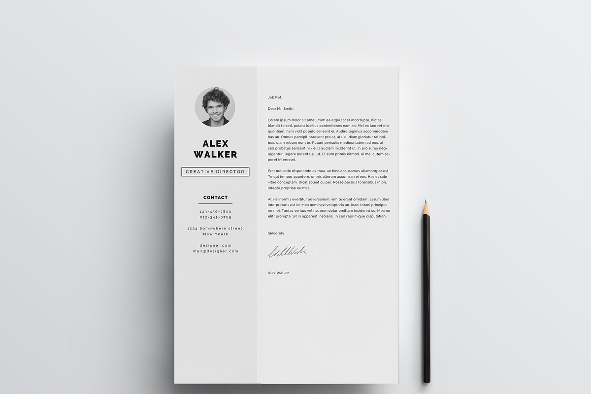 Resume / CV - Walker, a Resume Template by 3Angle (Photo 5 of 6)