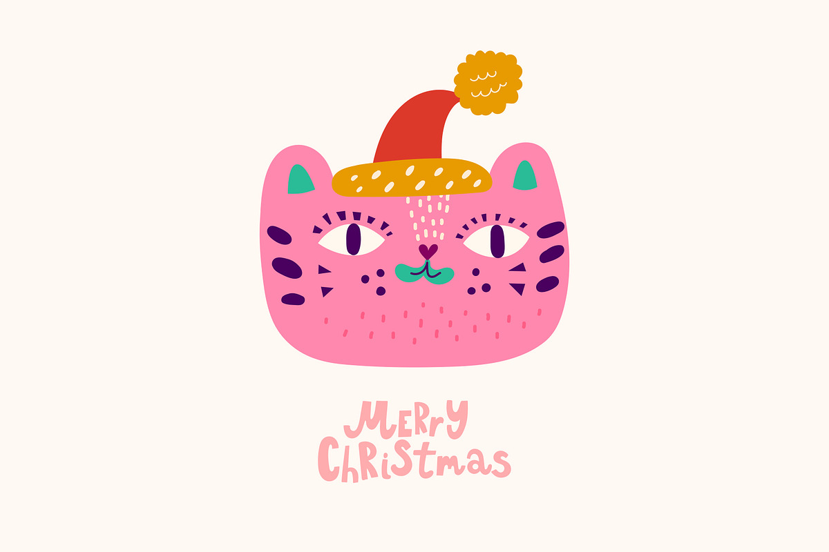 Christmas Cats, a Seasonal Illustration by MoleskoStudio (Photo 17 of 26)