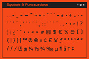 Kilomole-Techno Typeface, a Symbol Font by takoliko (Thumbnail 13 of 14)