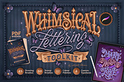 Whimsical Lettering Toolkit, a Brush Add-On by Aurelie Maron (Thumbnail 1 of 15)