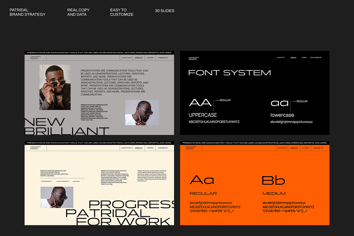 Patridal Brand Strategy Keynote, a Presentation Template by contemplism (Photo 1 of 6)