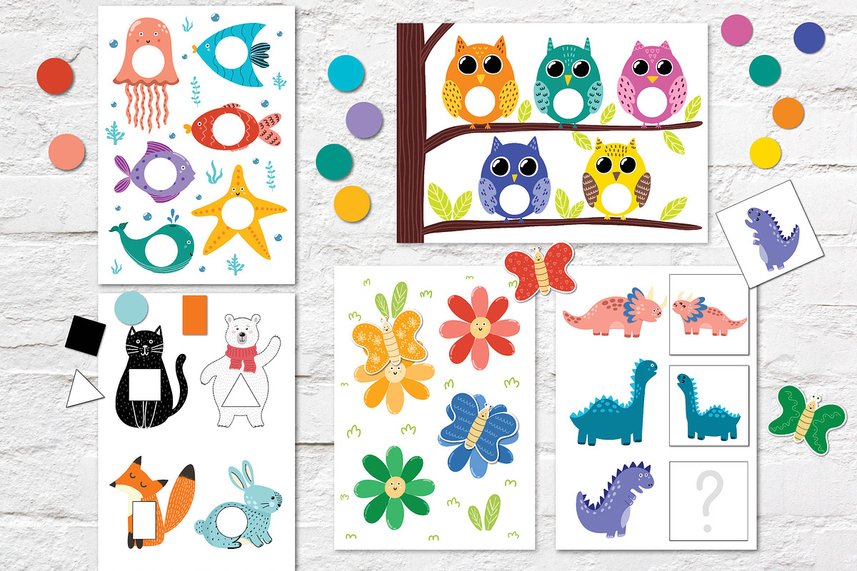 Busy Book for Toddlers Collection, an Education Illustration by Gulnara Sabirova (Photo 4 of 17)