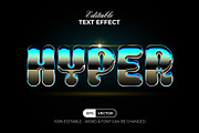 Hyper Text Effect Chrome Style, a Layer Style Add-On by Mockmenot (Thumbnail 1 of 2)