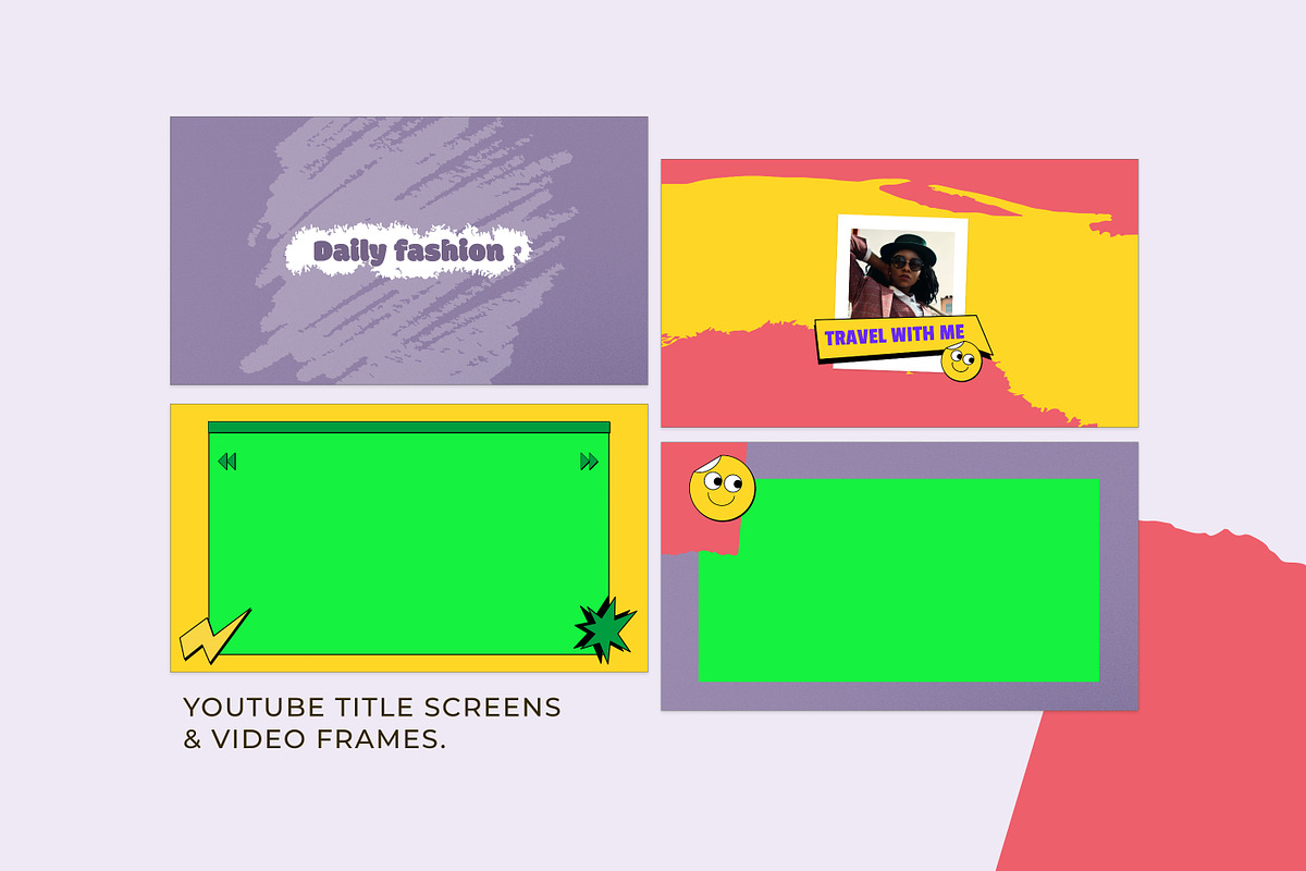 the YouTube brand kit, a Social Media Template by hello next brand (Photo 5 of 6)