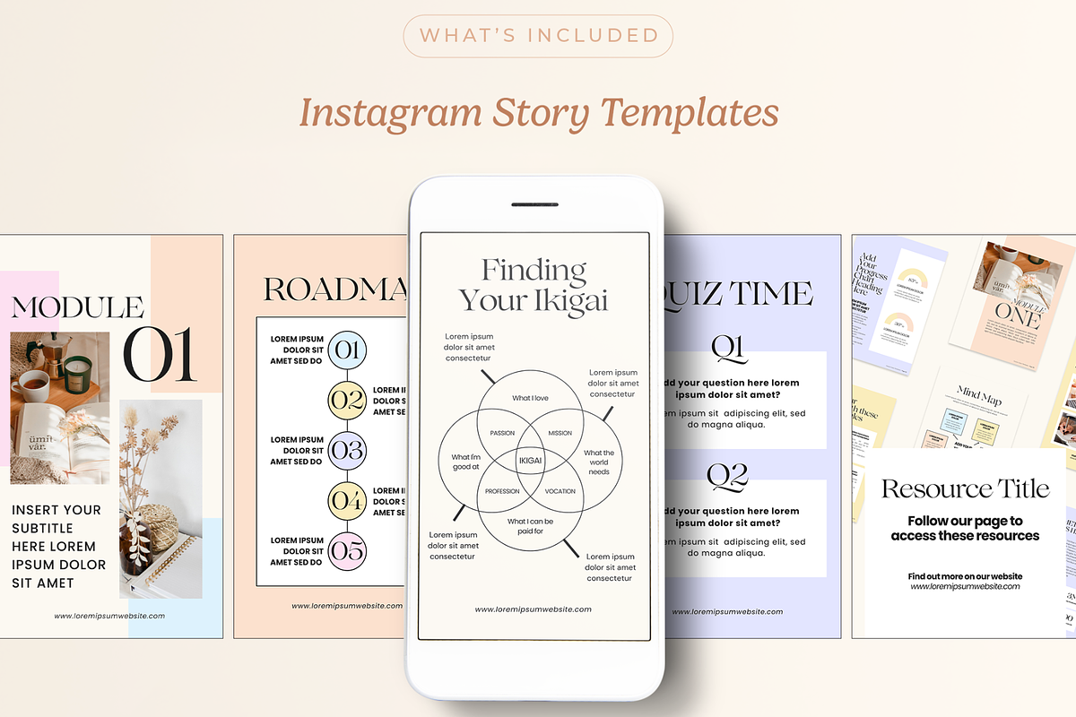 IRIS Course Creator Instagram Story, a Social Media Template by Creatif Foundry (Photo 2 of 8)