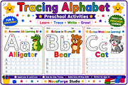 Preschool Alphabet a-B-C Worksheets, a Marketing Template by Ink Gallery (Thumbnail 2 of 2)