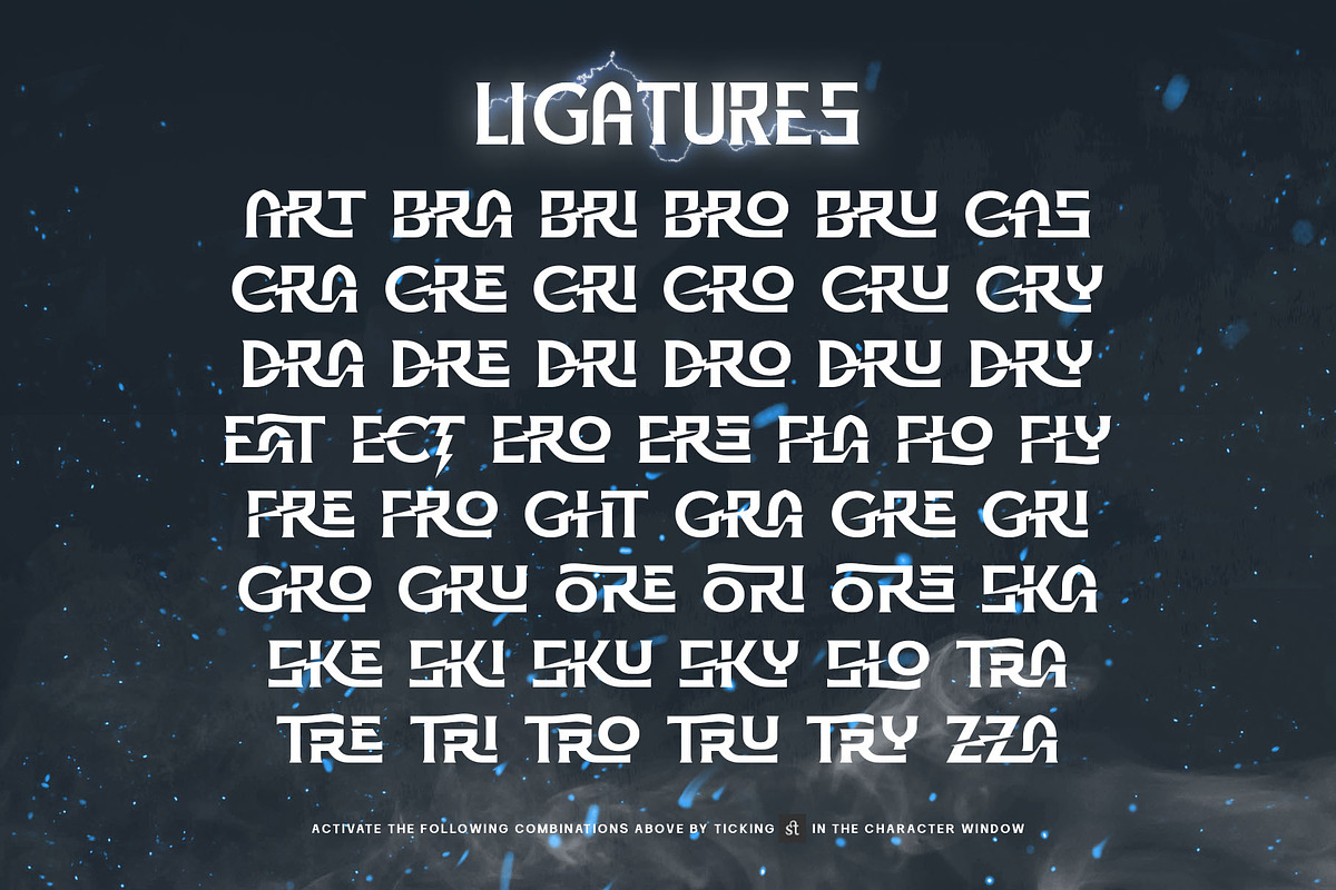 Electrone Superhero Font, a Sans Serif Font by alit design (Photo 18 of 21)