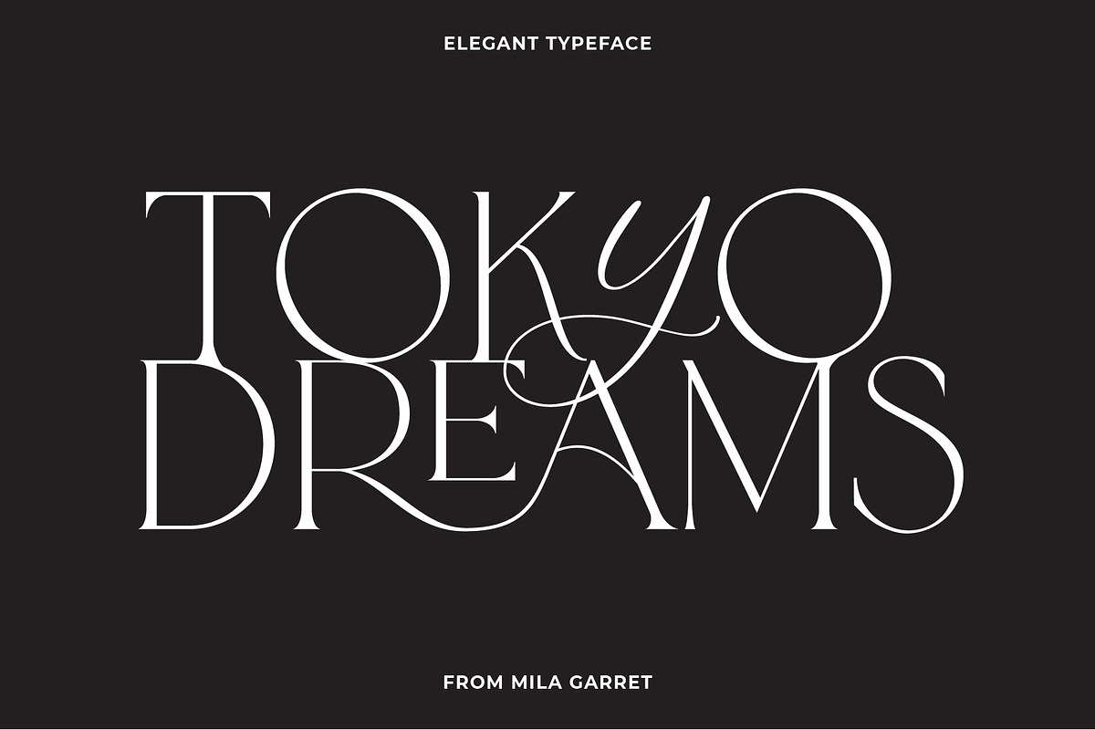 Tokyo Dreams Font Free Downloadv - UIFreebies