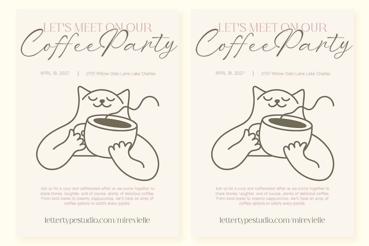 Mirevielle — Elegant Branding Script, a Script Font by Lettertype Studio (Photo 13 of 15)