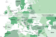 Detailed World Map 60x40 max - jpeg, an Illustration by Plums Pixel Love (Thumbnail 10 of 12)