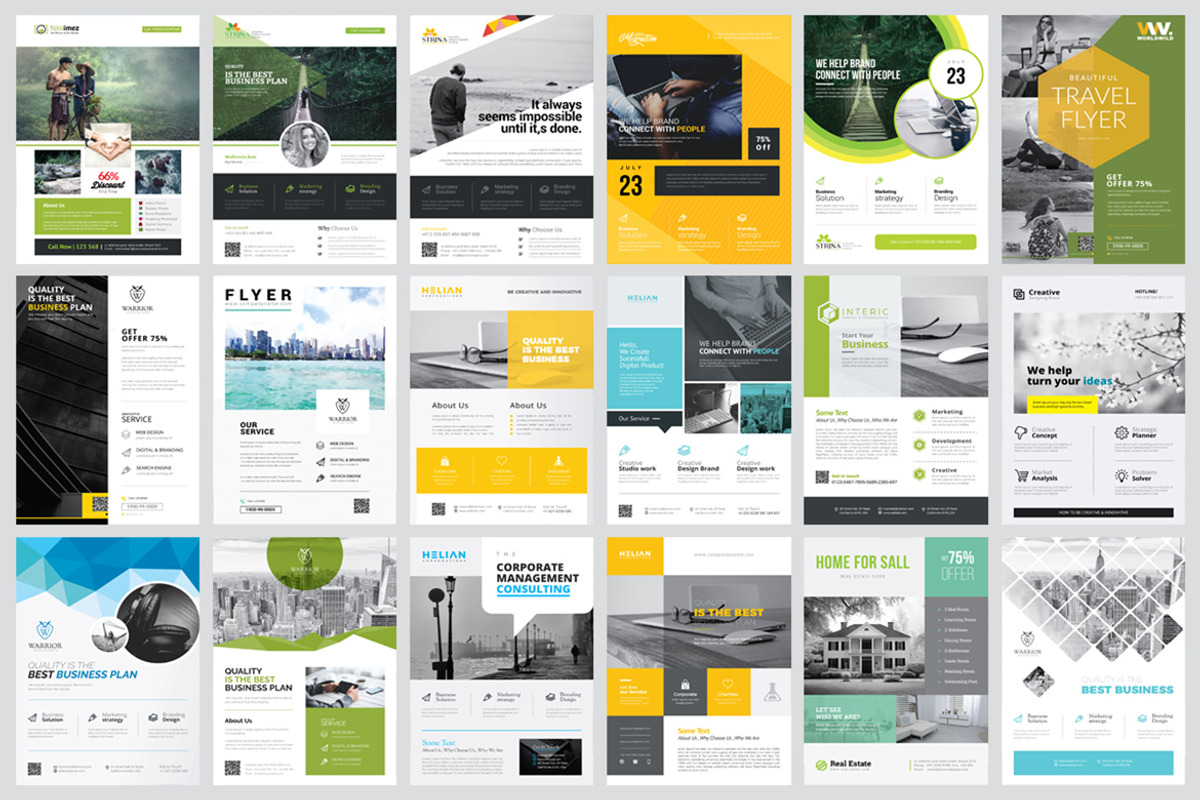 Corporate Business Flyers Bundle, a Flyer Template by GoldenPixelStudio (Photo 5 of 21)