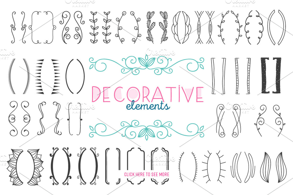 300+ vintage decorative elements, a Decorative Illustration by Alfazet Chronicles (Photo 5 of 5)