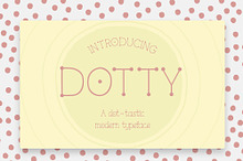 Dotty font + .ai speech bubbles