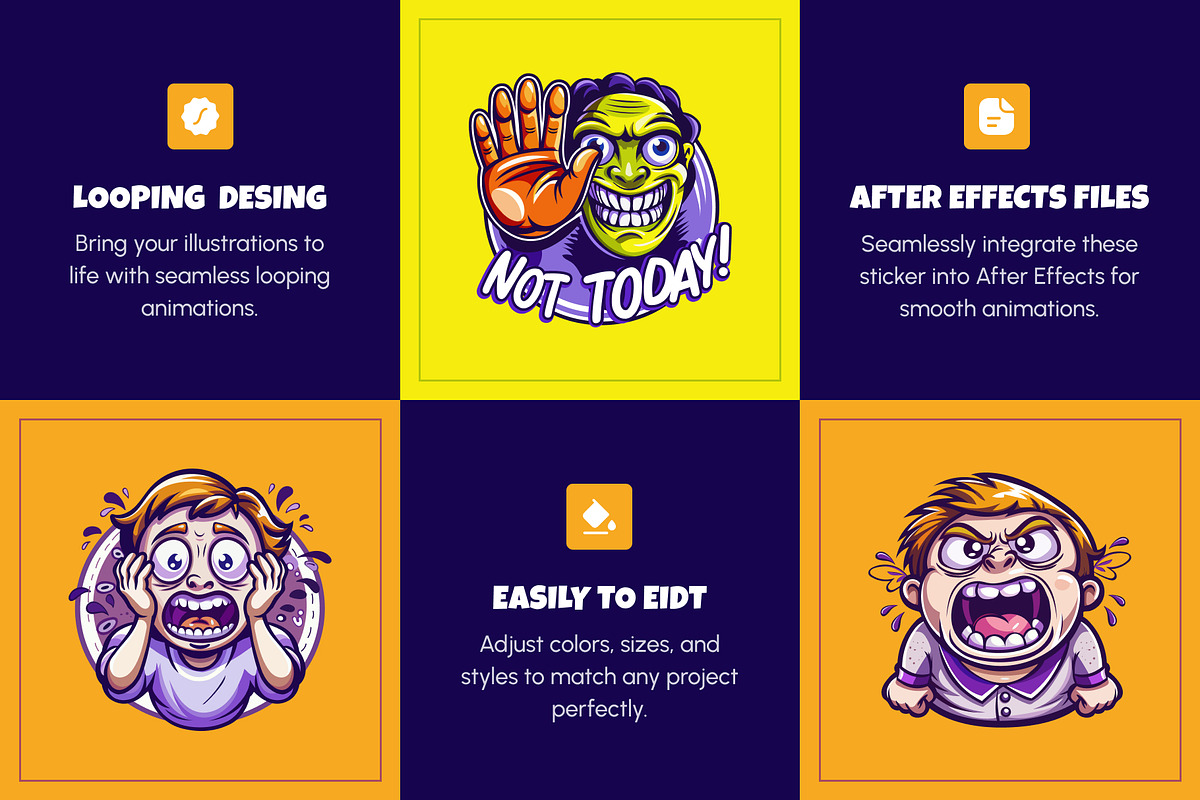 Animated Reaction Stickers, an Emoji Icon by Prosymbols (Photo 2 of 4)