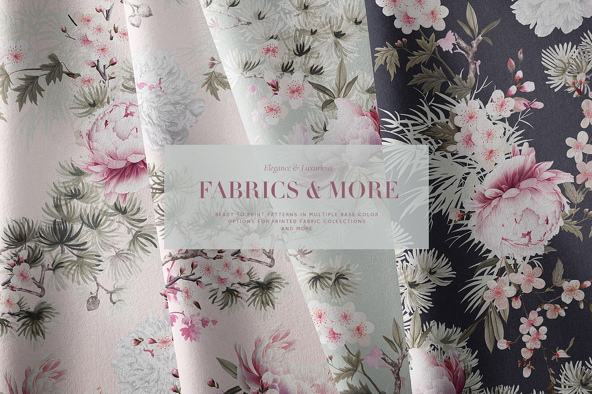 Sakura Whispers, Elegant Luxury!, a Pattern Graphic by TSTUDIO (Photo 9 of 12)
