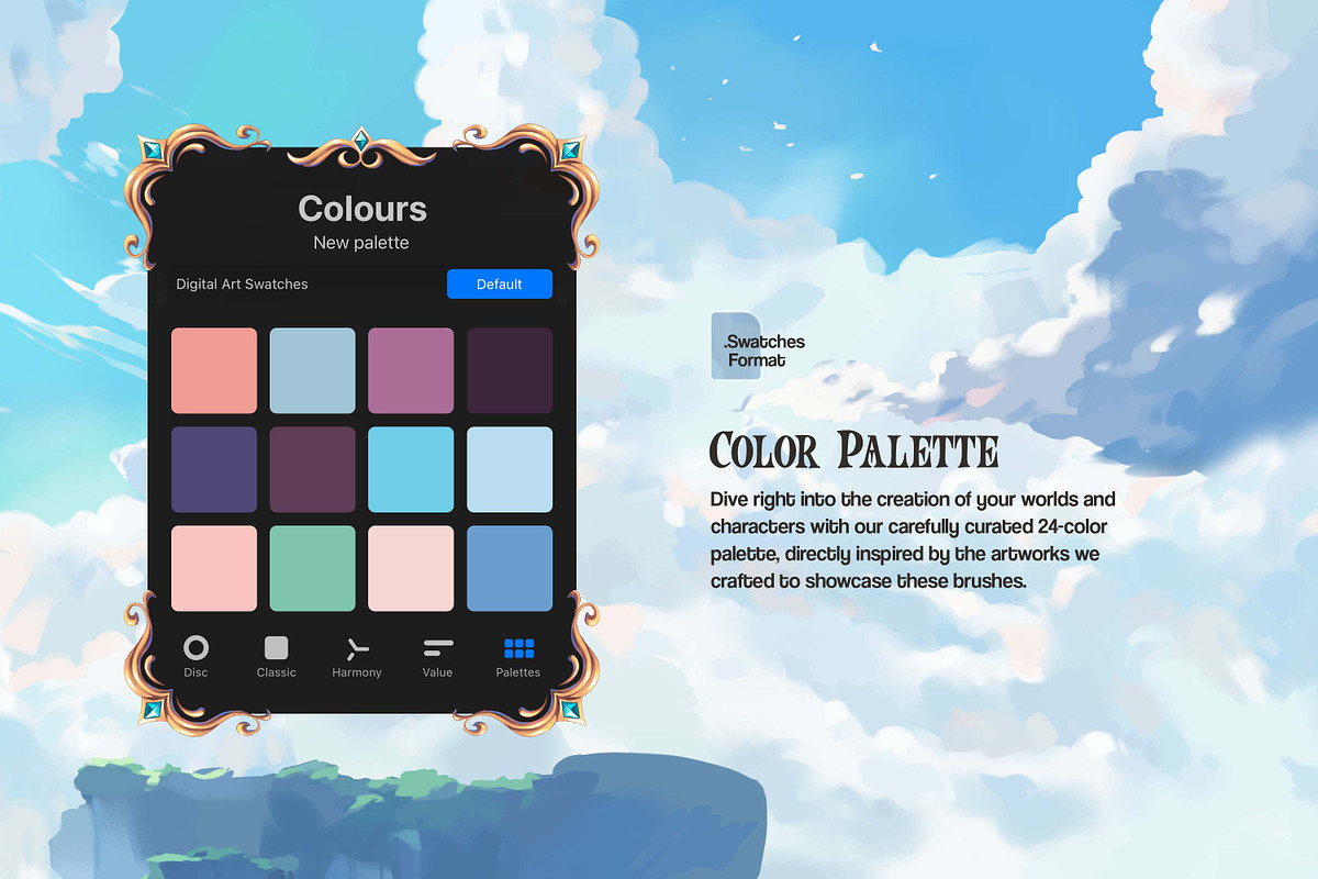 Pastel Dreams Procreate Brushes, a Brush Add-On by brushapes.com (Photo 8 of 10)