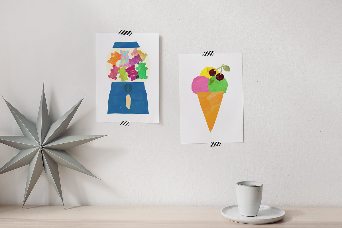 Gummy cutout, candy Y2K collage set, a Decorative Illustration by Paper Cherry (Photo 7 of 11)