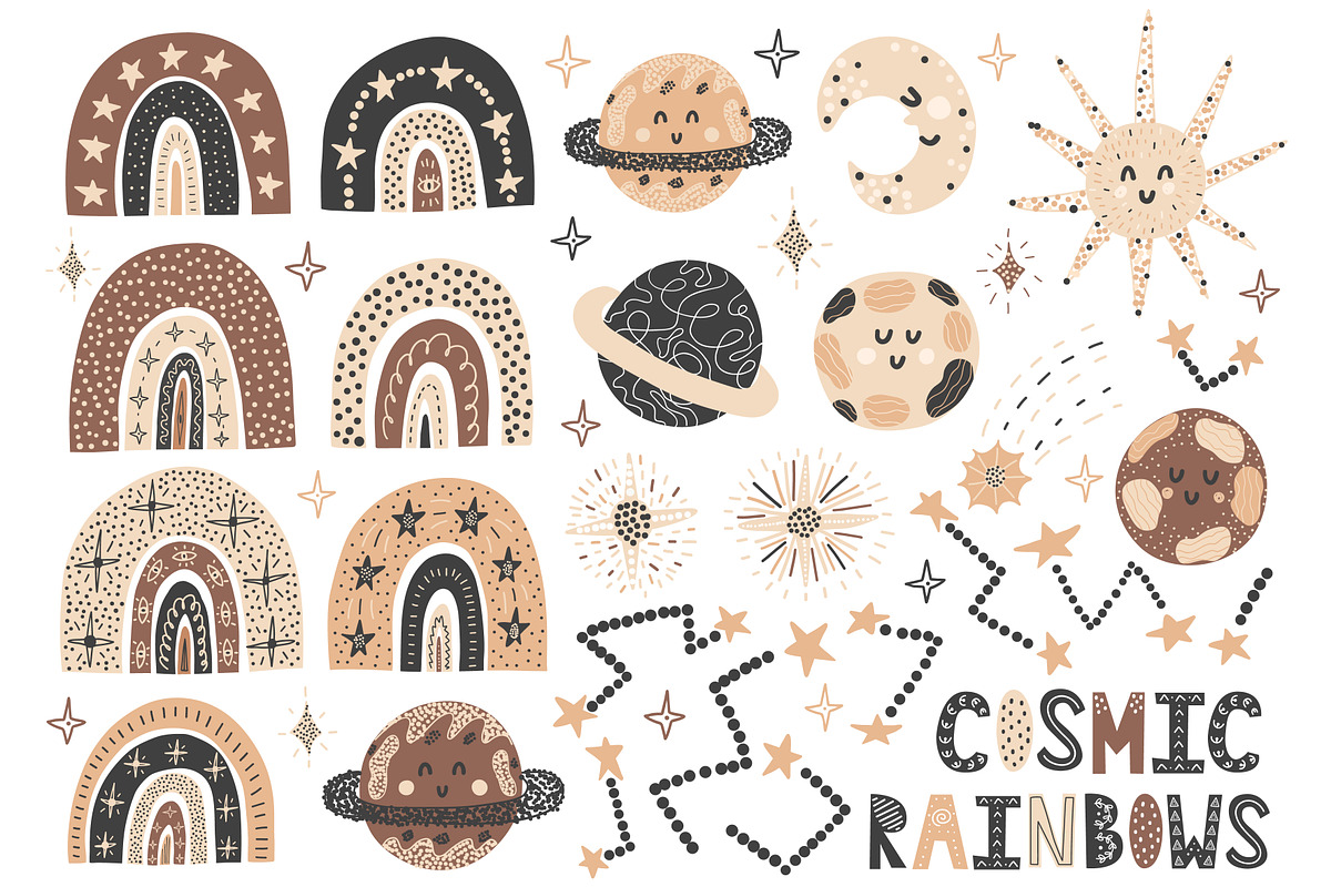 Cats and Rainbows Graphic Pack, an Animal Illustration by Gulnara Sabirova (Photo 12 of 17)
