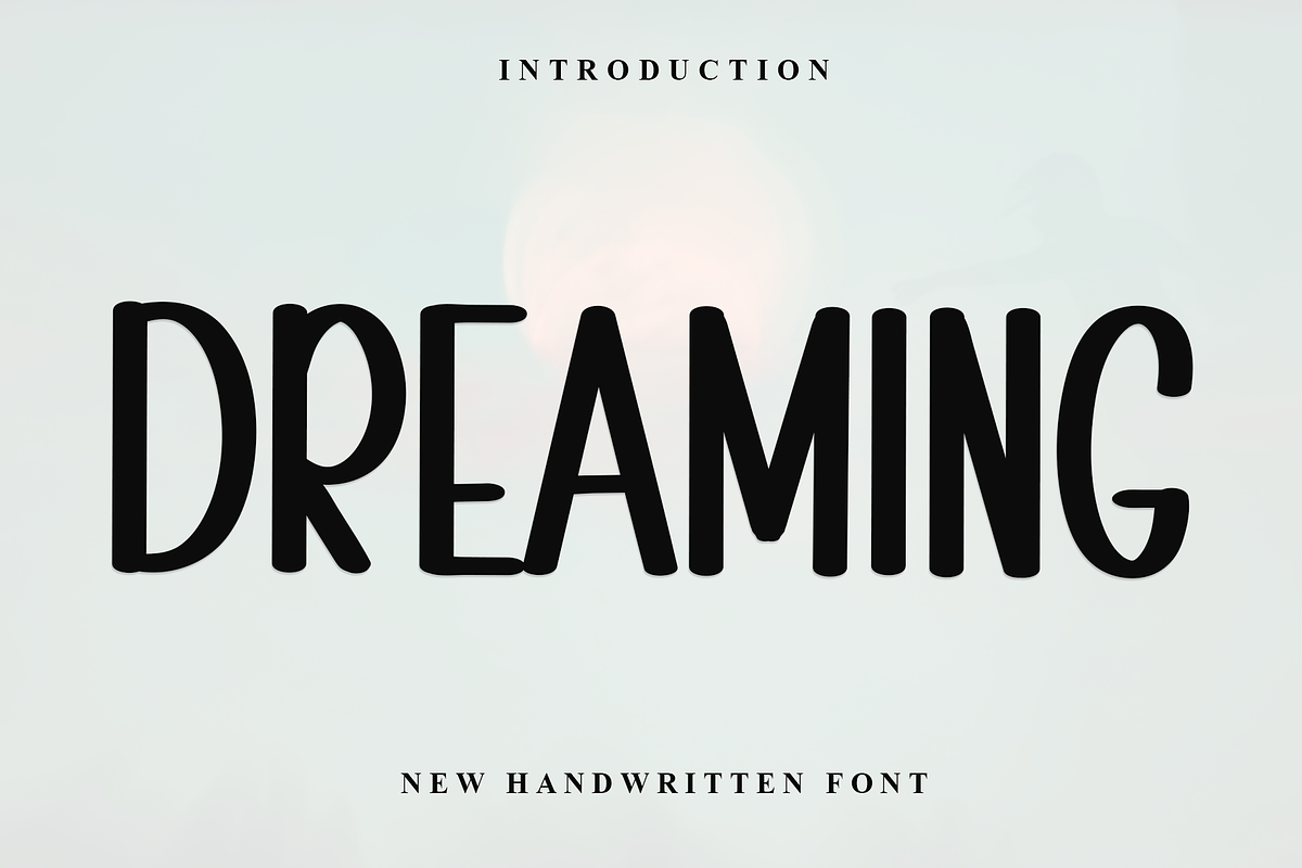Dreaming, a Sans Serif Font by InermediaSTUDIO (Photo 1 of 8)