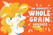 Whole Grain Brushes for Procreate, a Brush Add-On by Guerillacraft (Thumbnail 1 of 7)