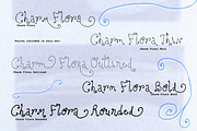 Charm Flora// Curly Font Set, a Handwritten Font by PeachCreme (Thumbnail 2 of 18)