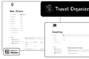 Travel Organizer (Notion Template), a Templates & Theme by 2 Nomazi (Thumbnail 2 of 3)