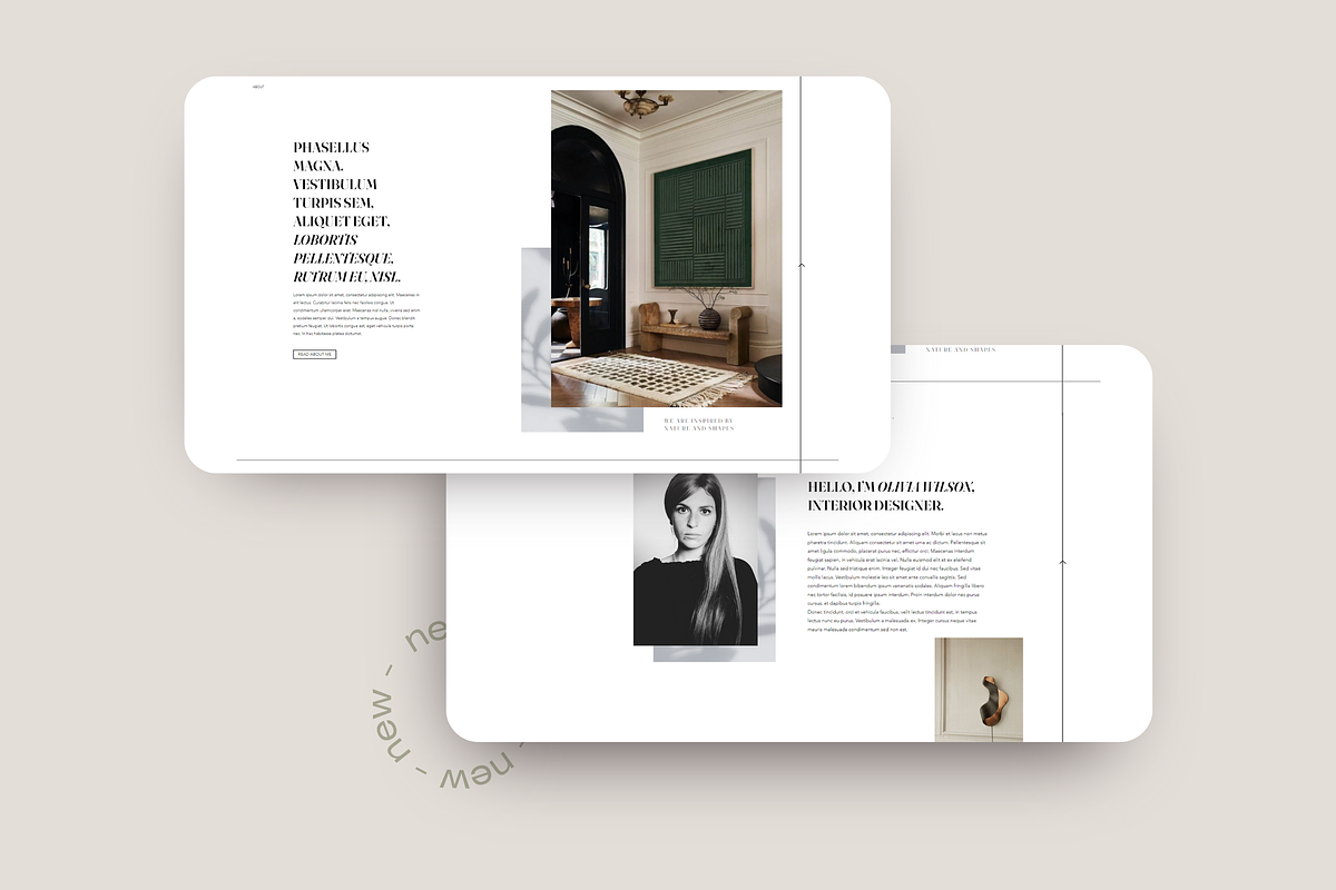 Interior Designer WIX Website, a Wix Template by yesitisprintable (Photo 2 of 5)
