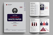 White Paper Template Layout, a Brochure Template by MightyDesign (Thumbnail 1 of 6)