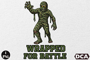 Camo Mummy Halloween Sublimation, an Illustration by DreamCafeArt (Thumbnail 1 of 6)
