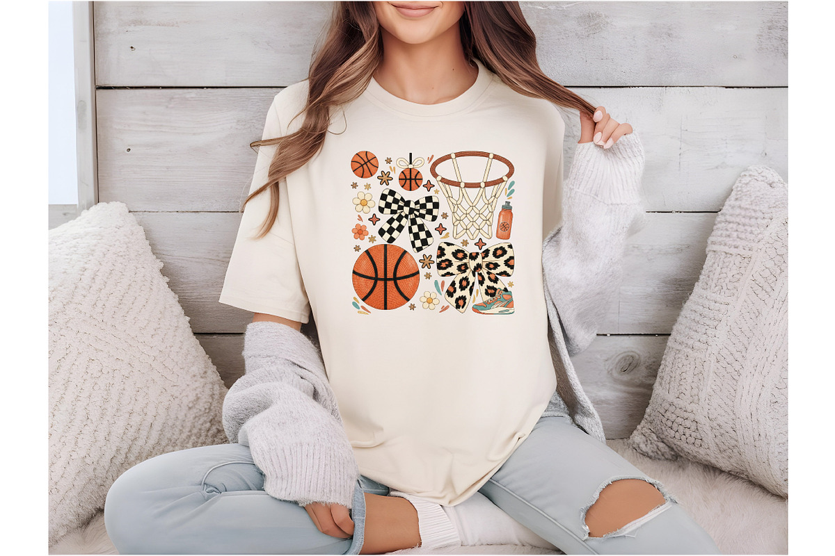 Basketball & Bows Faux Yarn Png, Bow, an Illustration by Designking (Photo 3 of 6)