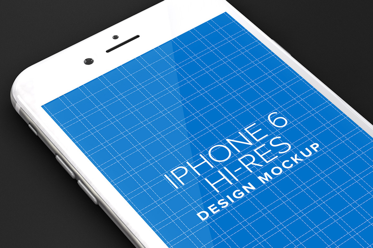iPhone 6 App Design Mockup, an iPhone Mockup by illustrated (Photo 4 of 5)