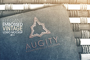 Elegant Embossed Vintage Logo Mockup, a Product Mockup by LuisFaus (Thumbnail 3 of 3)