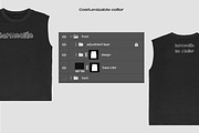 Muscle tee mockup, a Shirt Mockup by Barmecide Mockup Studio (Thumbnail 3 of 3)