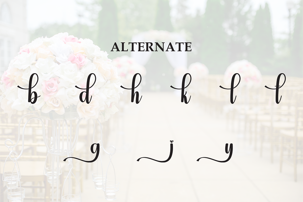 Wedding | Script Font, a Handwritten Font by Scratchones (Photo 8 of 9)