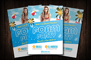 Foam Party Flyer Template, a Flyer Template by Malaxay (Thumbnail 1 of 2)