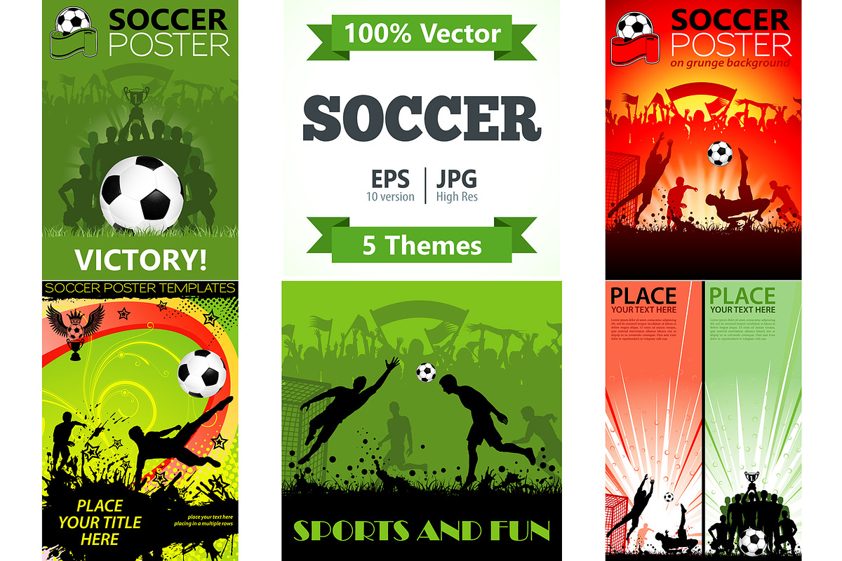 Soccer Posters and Concepts, a Healthcare Illustration by TAlex (Photo 1 of 6)