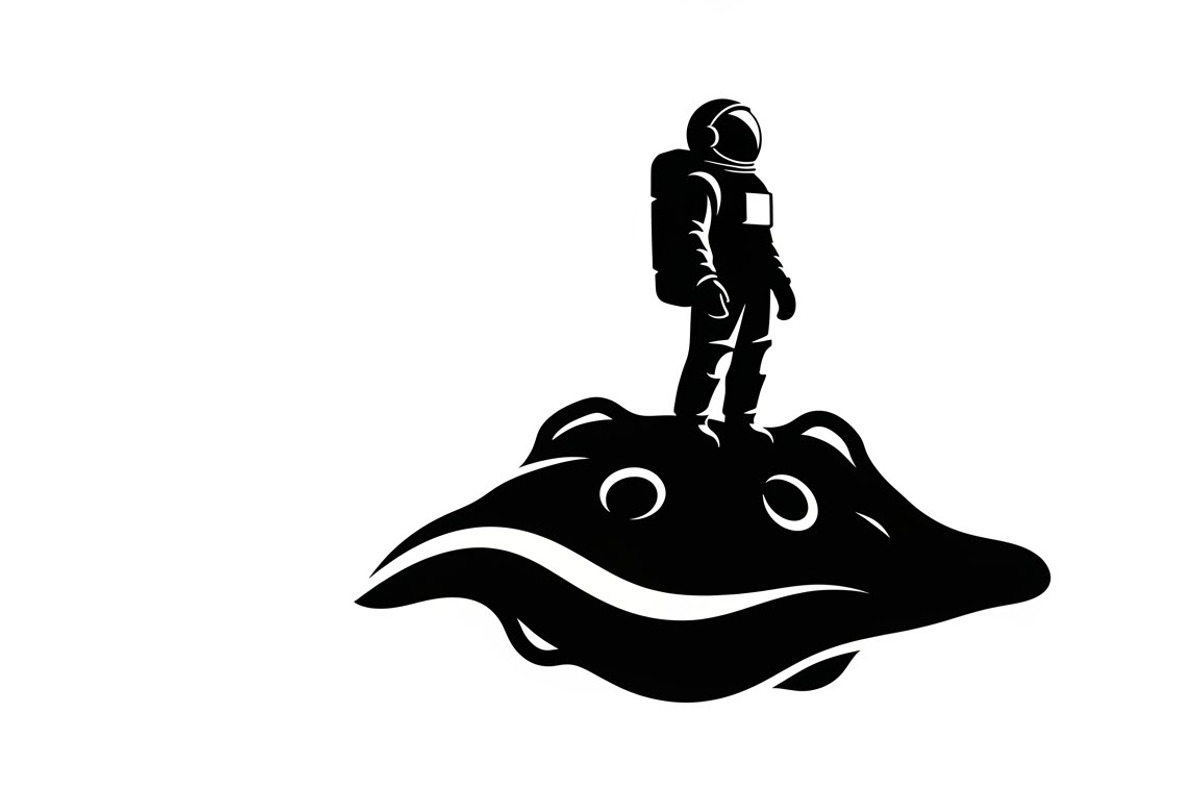 This vector astronaut artwork, an Illustration by Amazin_art (Photo 25 of 30)