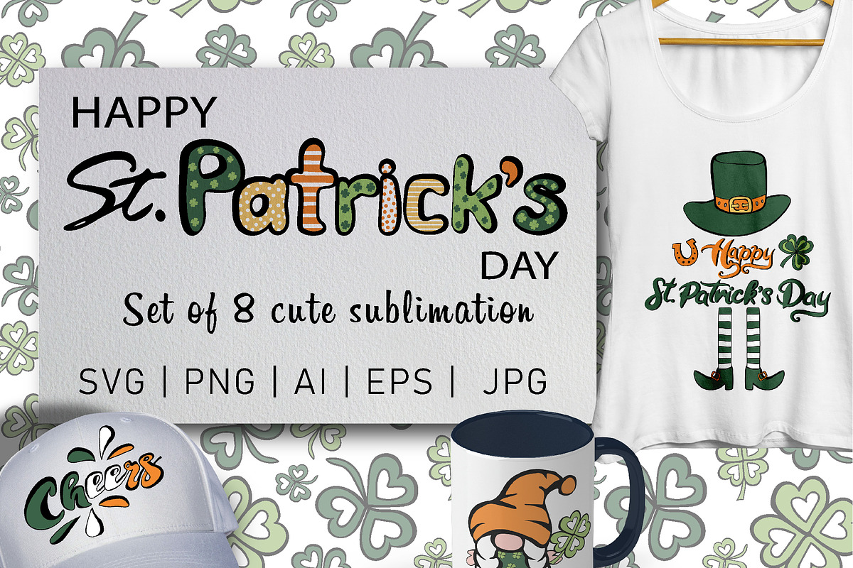 St.Patricks day sublimations, an Illustration by LogvinArt (Photo 1 of 5)