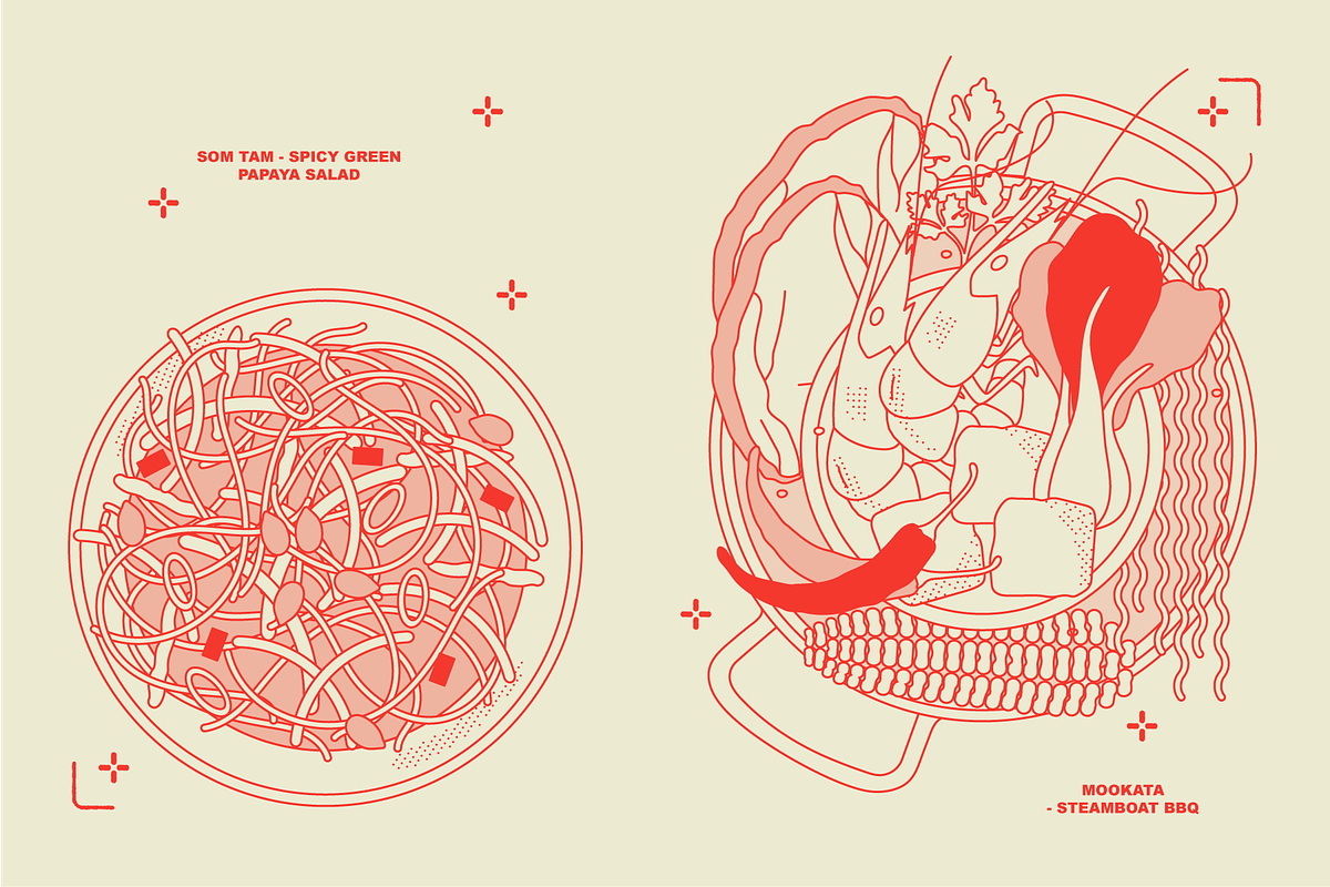Thai Food Vector Illustrations, a Food Illustration by TheFoodAtlas (Photo 12 of 19)
