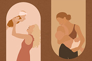 Mother's Love 2 Abstract Posters, an Animal Illustration by Miracles Everywhere (Thumbnail 8 of 10)